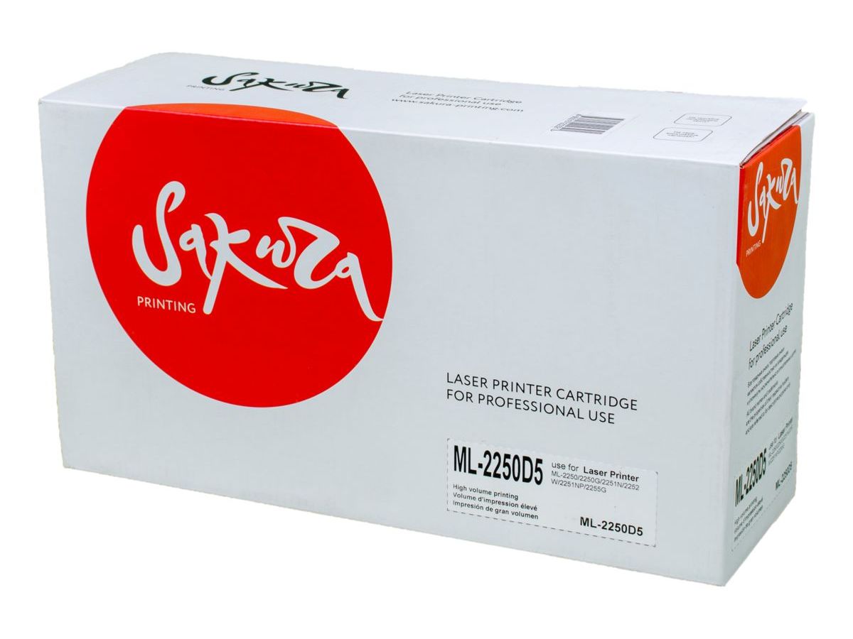 Картридж SAKURA ML2250D5 для Samsung, черный, 5000 к. ML-2250/ML-2250G/ML-2251N/ML-2252W/ML-2251NP/ML-2255G
Картридж SAKURA ML2250D5 для Samsung, черный, 5000 к. ML-2250/ML-2250G/ML-2251N/ML-2252W/ML-2251NP/ML-2255G
