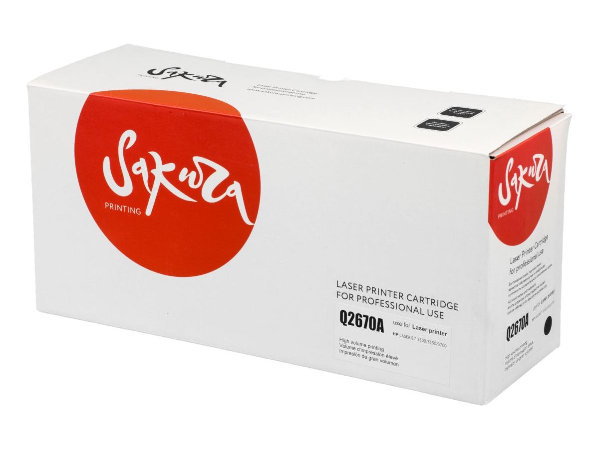 Картридж SAKURA Q2670A для HP, черный, 6000 к. LJ 3500/LJ 3350/LJ 3700
Картридж SAKURA Q2670A для HP, черный, 6000 к. LJ 3500/LJ 3350/LJ 3700