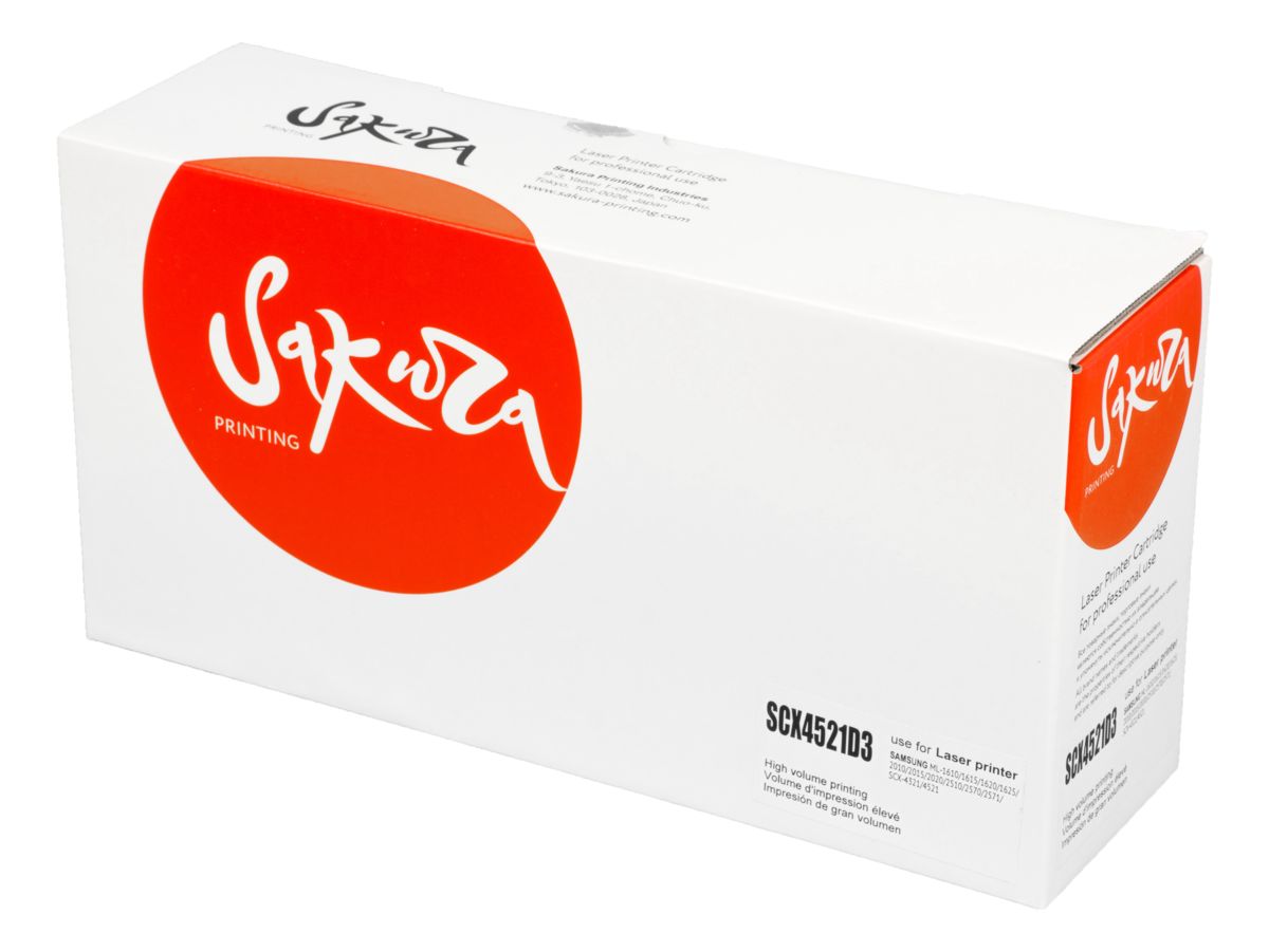 Картридж SAKURA SCX4521D3 для Samsung, черный, 3000 к. SCX-4321/SCX-4521F/SCX-4721F
Картридж SAKURA SCX4521D3 для Samsung, черный, 3000 к. SCX-4321/SCX-4521F/SCX-4721F