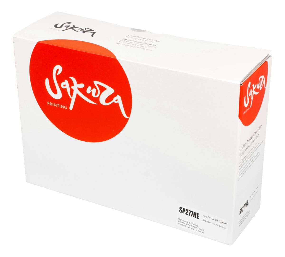 Картридж SAKURA SP277HE для Ricoh, черный, 2600 к. Aficio SP277
Картридж SAKURA SP277HE для Ricoh, черный, 2600 к. Aficio SP277