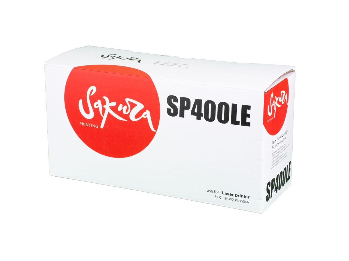 Картридж SAKURA SP400LE для Ricoh, черный, 2500 к. SP400DN/SP450DN
Картридж SAKURA SP400LE для Ricoh, черный, 2500 к. SP400DN/SP450DN