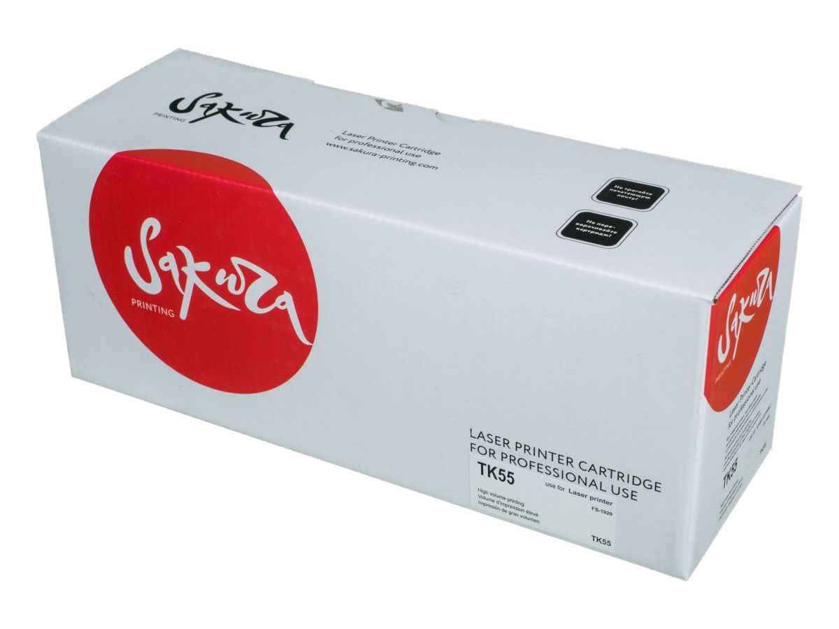 Картридж SAKURA TK55 для Kyocera Mita, черный, 15000 к. FS-1920
Картридж SAKURA TK55 для Kyocera Mita, черный, 15000 к. FS-1920