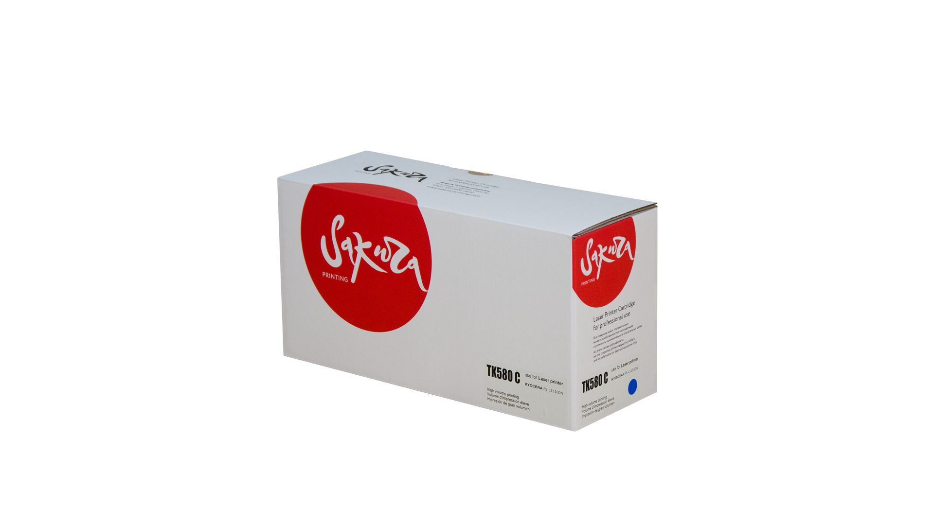 Картридж SAKURA TK580C для Kyocera Mita, синий, 2800 к. FS-5150DN/FS-5250DN
Картридж SAKURA TK580C для Kyocera Mita, синий, 2800 к. FS-5150DN/FS-5250DN