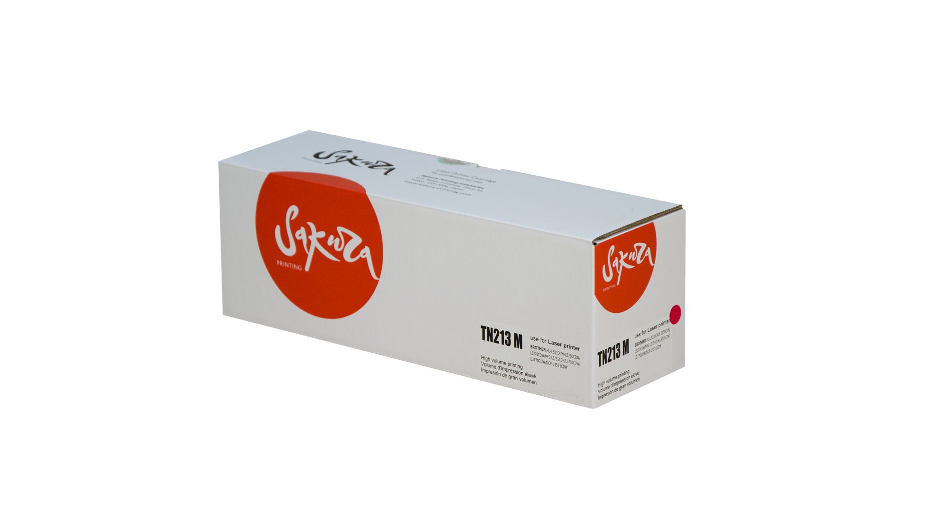 Картридж SAKURA TN213M для Brother, пурпурный, 1300 к. DCP-L3550CDW/DCP-L3550/HL-L3230CDW/HL-L3230/MFC-L3770CDW/MFC-L3770
Картридж SAKURA TN213M для Brother, пурпурный, 1300 к. DCP-L3550CDW/DCP-L3550/HL-L3230CDW/HL-L3230/MFC-L3770CDW/MFC-L3770