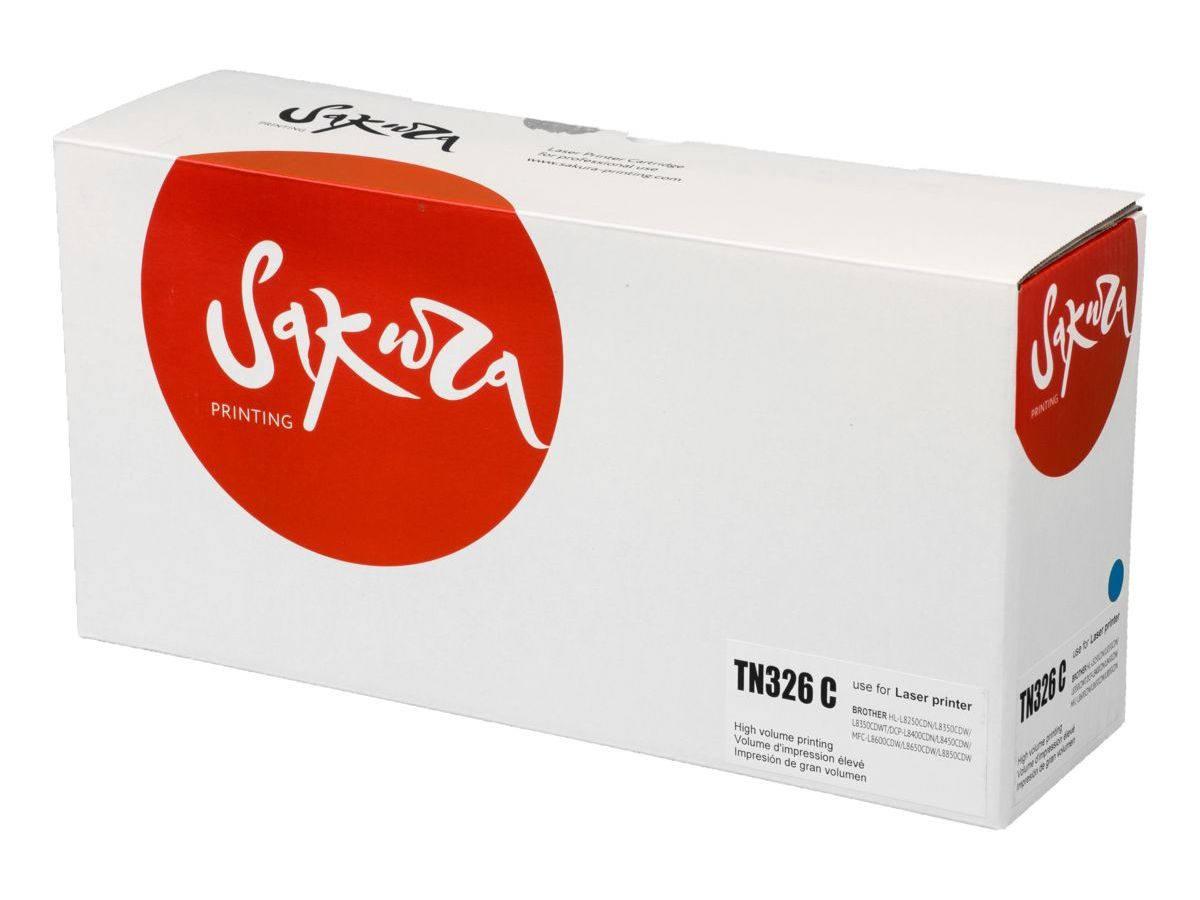 Картридж SAKURA TN326C для Brother, синий, 3500 к. HL-8250/DCP-8450/MFC-8650
Картридж SAKURA TN326C для Brother, синий, 3500 к. HL-8250/DCP-8450/MFC-8650