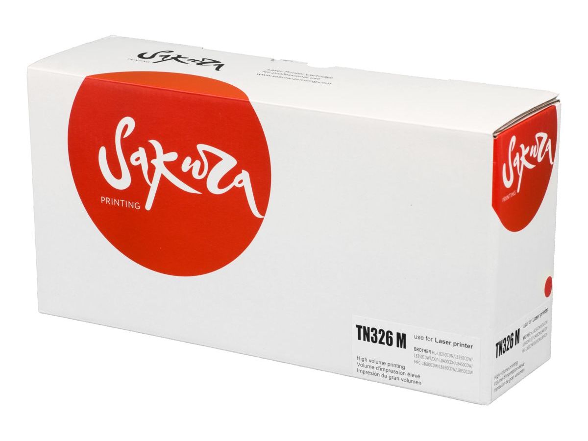 Картридж SAKURA TN326M для Brother, пурпурный, 3500 к. MFC-8650/HL-8250/DCP-8450
Картридж SAKURA TN326M для Brother, пурпурный, 3500 к. MFC-8650/HL-8250/DCP-8450
