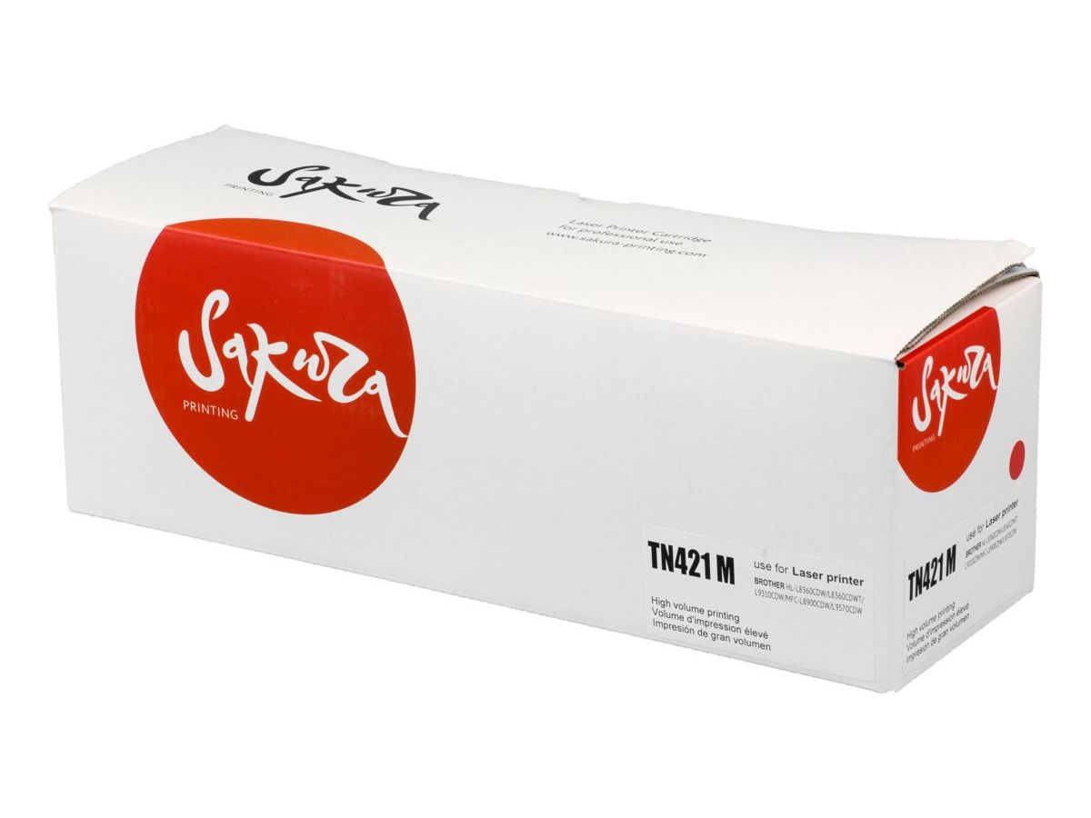 Картридж SAKURA TN421M для Brother, пурпурный, 1800 к. HL-8260DCW/DCP-8410/MFC-8690
Картридж SAKURA TN421M для Brother, пурпурный, 1800 к. HL-8260DCW/DCP-8410/MFC-8690