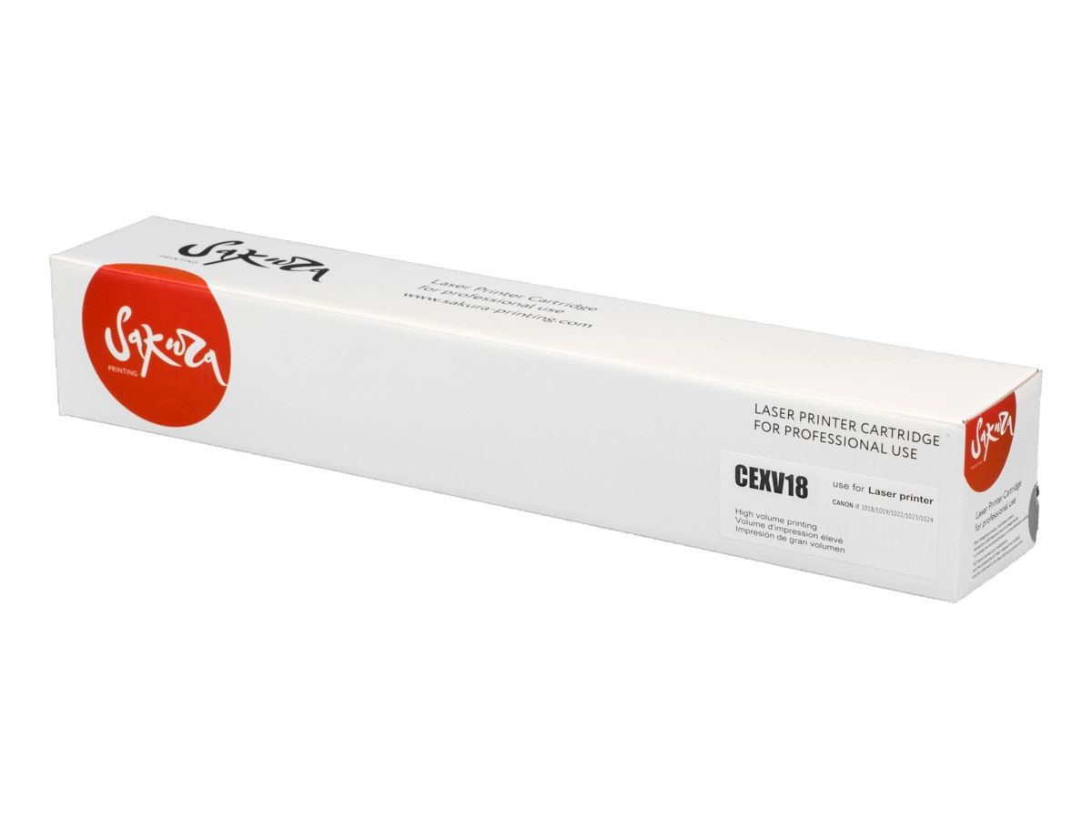 Тонер-туба SAKURA CEXV18 для Canon, черный, 8400 к. IR-1018/1022
Тонер-туба SAKURA CEXV18 для Canon, черный, 8400 к. IR-1018/1022