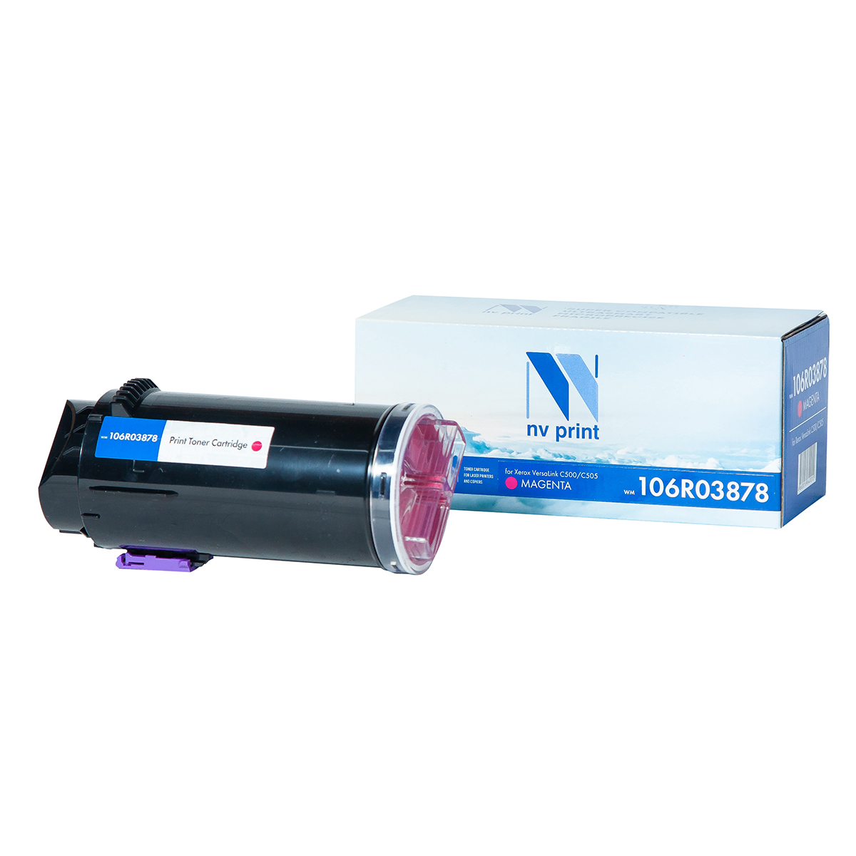 Тонер-картридж NVP совместимый NV-106R03878 Magenta для Xerox VersaLink C500/C505 (2400k)
Тонер-картридж NVP совместимый NV-106R03878 Magenta для Xerox VersaLink C500/C505 (2400k)