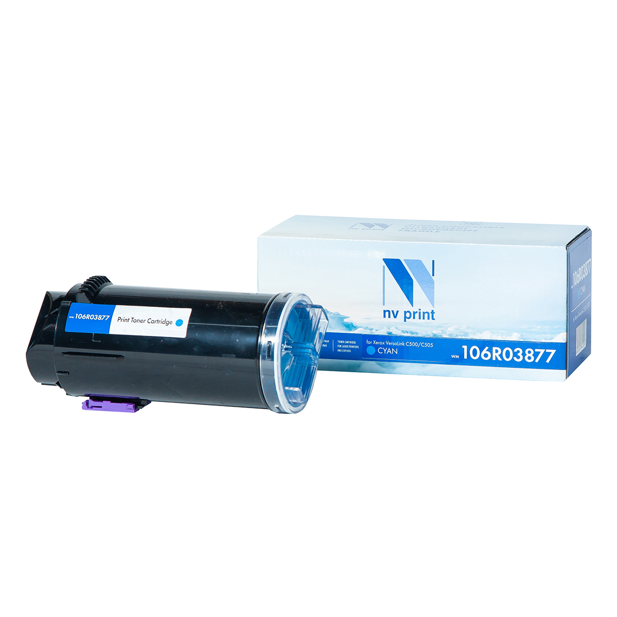 Тонер-картридж NVP совместимый NV-106R03877 Cyan для Xerox VersaLink C500/C505 (2400k)
Тонер-картридж NVP совместимый NV-106R03877 Cyan для Xerox VersaLink C500/C505 (2400k)