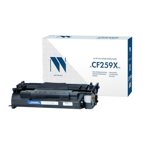 Картридж NVP совместимый NV-CF259X (БЕЗ ЧИПА) для HP Laser Jet Pro M304/M404/M428 (10000k)
Картридж NVP совместимый NV-CF259X (БЕЗ ЧИПА) для HP Laser Jet Pro M304/M404/M428 (10000k)
