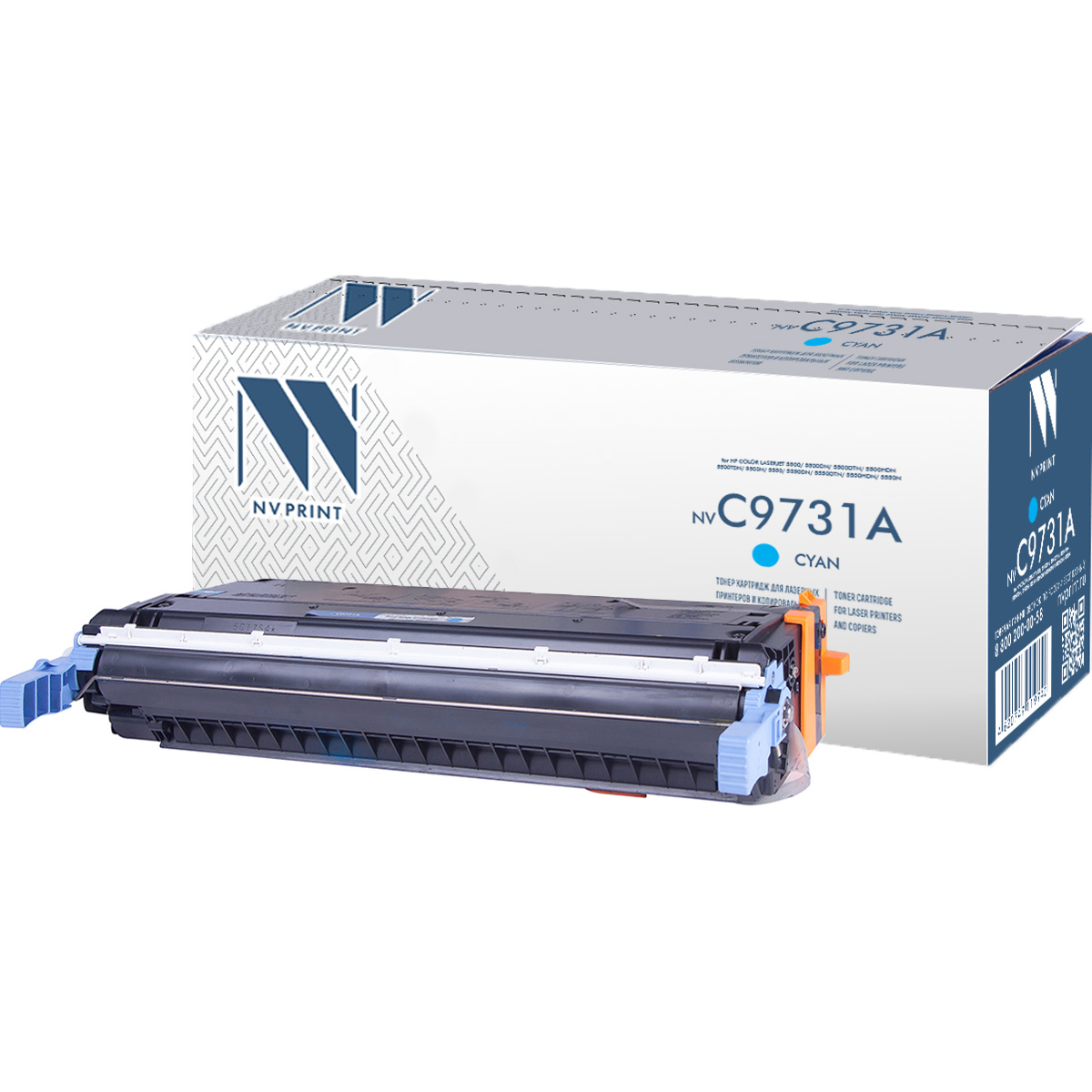 Картридж NVP совместимый NV-C9731A Cyan (БЕЗ ГАРАНТИИ) для HP Color LaserJet 5500/ 5500DN/ 5500DTN/ 5500HDN/ 5500TDN/ 5500N/ 5550/ 5550DN/ 5550DTN/ 5550HDN/ 5550N (12000k)
Картридж NVP совместимый NV-C9731A Cyan (БЕЗ ГАРАНТИИ) для HP Color LaserJet 5500/ 5500DN/ 5500DTN/ 5500HDN/ 5500TDN/ 5500N/ 5550/ 5550DN/ 5550DTN/ 5550HDN/ 5550N (12000k)