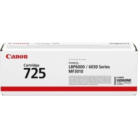 Картридж лазерный Canon CRG 725 черный для Canon LBP6000/LBP6020/LBP6020B/LBP6030/LBP6030B/LBP6030w/MF3010 (1600стр.)
Картридж лазерный Canon CRG 725 черный для Canon LBP6000/LBP6020/LBP6020B/LBP6030/LBP6030B/LBP6030w/MF3010 (1600стр.)