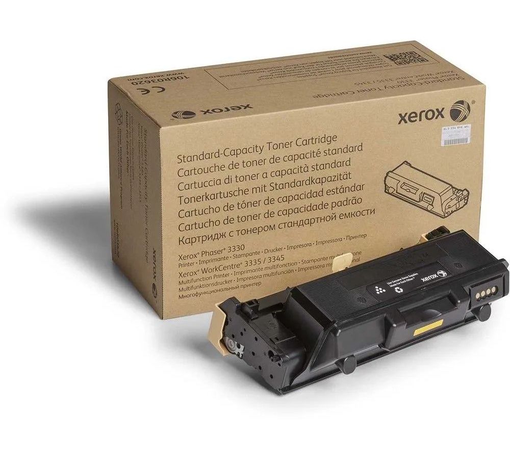 Тонер картридж 106R03620 Xerox Phaser 3330VDNI /WorkCentre 3335DNI/ 3345DNI, 2600 стр, черный
Тонер картридж 106R03620 Xerox Phaser 3330VDNI /WorkCentre 3335DNI/ 3345DNI, 2600 стр, черный