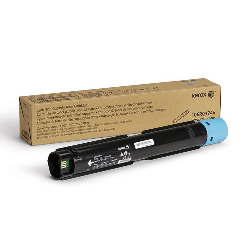 Тонер картридж 106R03744 повышенной емкости для Xerox VersaLink C7020/C7025/C7030 голубой, 9800 стр (аналог.артикулу 106R03752), нужен чип
Тонер картридж 106R03744 повышенной емкости для Xerox VersaLink C7020/C7025/C7030 голубой, 9800 стр (аналог.артикулу 106R03752), нужен чип