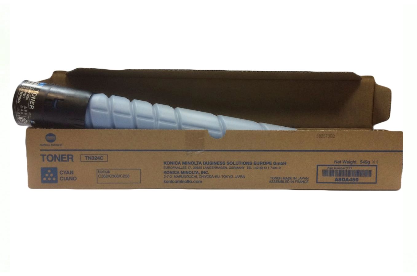 Тонер-картридж Konica Minolta bizhub C258/C308/C368 синий TN-324C H ресурс 13K
Тонер-картридж Konica Minolta bizhub C258/C308/C368 синий TN-324C H ресурс 13K