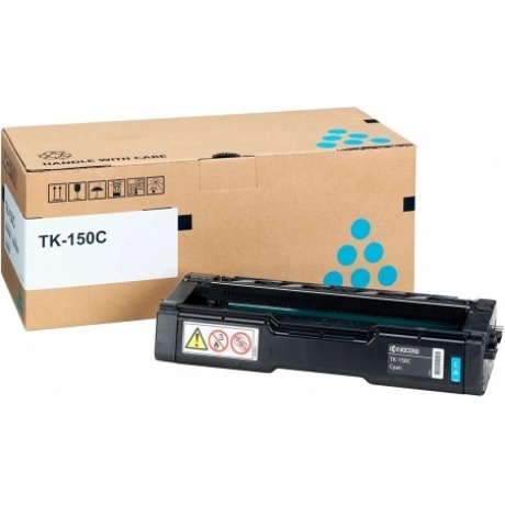 Тонер-картридж TK-150C 6 000 стр. Cyan для FS-C1020MFP, Голубой
Тонер-картридж TK-150C 6 000 стр. Cyan для FS-C1020MFP, Голубой