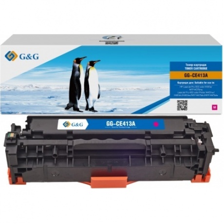 Картридж G&G HP CE413A красный 2.6k с чипом, Пурпурный
Картридж G&G HP CE413A красный 2.6k с чипом, Пурпурный