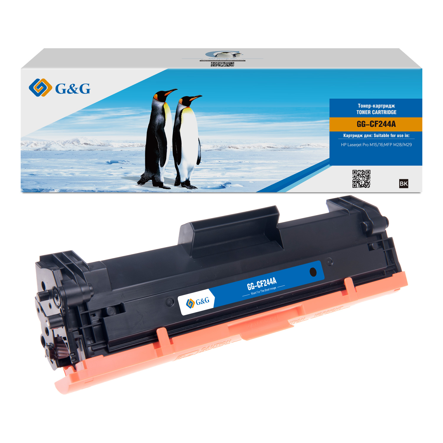 Картридж G&G HP CF244A 1k с чипом
Картридж G&G HP CF244A 1k с чипом