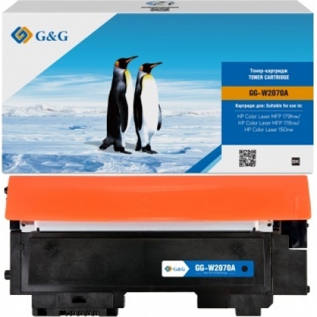 Тонер-картридж G&G HP W2070A/117A черный 1k с чипом
Тонер-картридж G&G HP W2070A/117A черный 1k с чипом