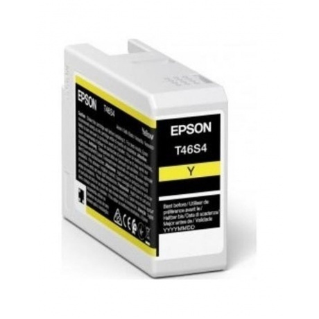 Картридж EPSON C13T46S400 T46S желтый для SC-P700
Картридж EPSON C13T46S400 T46S желтый для SC-P700