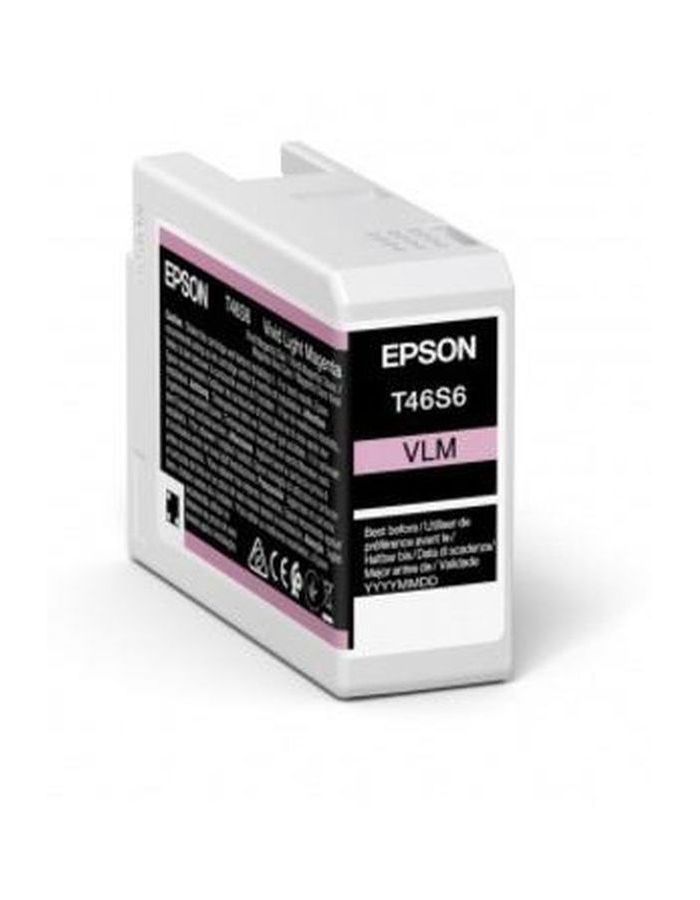 Картридж EPSON C13T46S600 T46S светло-пурпурный для SC-P700
Картридж EPSON C13T46S600 T46S светло-пурпурный для SC-P700