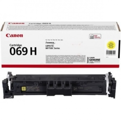 Картридж лазерный Canon 069HY 5095C002/004 желтый (5500стр.) для Canon MF752Cdw/754Cdw, LBP673Cdw
Картридж лазерный Canon 069HY 5095C002/004 желтый (5500стр.) для Canon MF752Cdw/754Cdw, LBP673Cdw