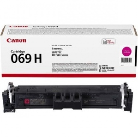 Картридж лазерный Canon 069HM 5096C002/004 пурпурный (5500стр.) для Canon MF752Cdw/754Cdw, LBP673Cdw
Картридж лазерный Canon 069HM 5096C002/004 пурпурный (5500стр.) для Canon MF752Cdw/754Cdw, LBP673Cdw