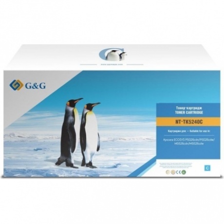 Картридж лазерный G&G GG-TK5240C голубой (3000стр.) для Kyocera ECOSYS P5026cdn/P5026cdw;ECOSYS M5526cdn/M5526cdw
Картридж лазерный G&G GG-TK5240C голубой (3000стр.) для Kyocera ECOSYS P5026cdn/P5026cdw;ECOSYS M5526cdn/M5526cdw