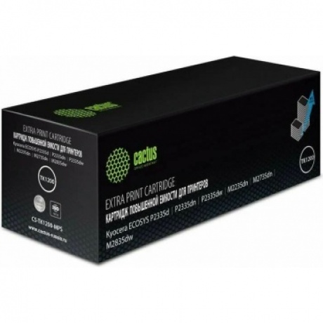 Картридж лазерный Cactus CS-TK1200-MPS TK-1200 черный (11000стр.) для Kyocera Ecosys P2335d/P2335dn/P2335dw
Картридж лазерный Cactus CS-TK1200-MPS TK-1200 черный (11000стр.) для Kyocera Ecosys P2335d/P2335dn/P2335dw