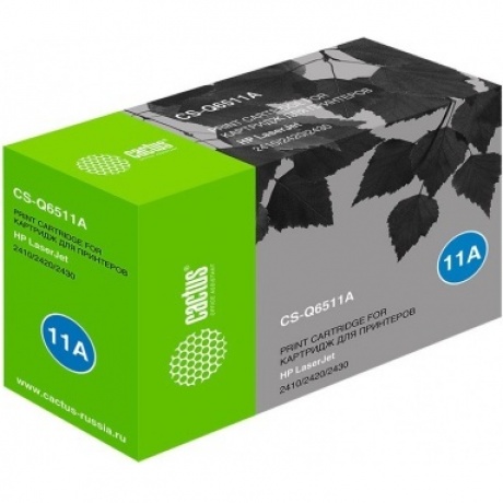 Картридж Cactus CS-Q6511A для принтеров HP Laser Jet 2410/2420/2430, черный, 6000 стр.
Картридж Cactus CS-Q6511A для принтеров HP Laser Jet 2410/2420/2430, черный, 6000 стр.