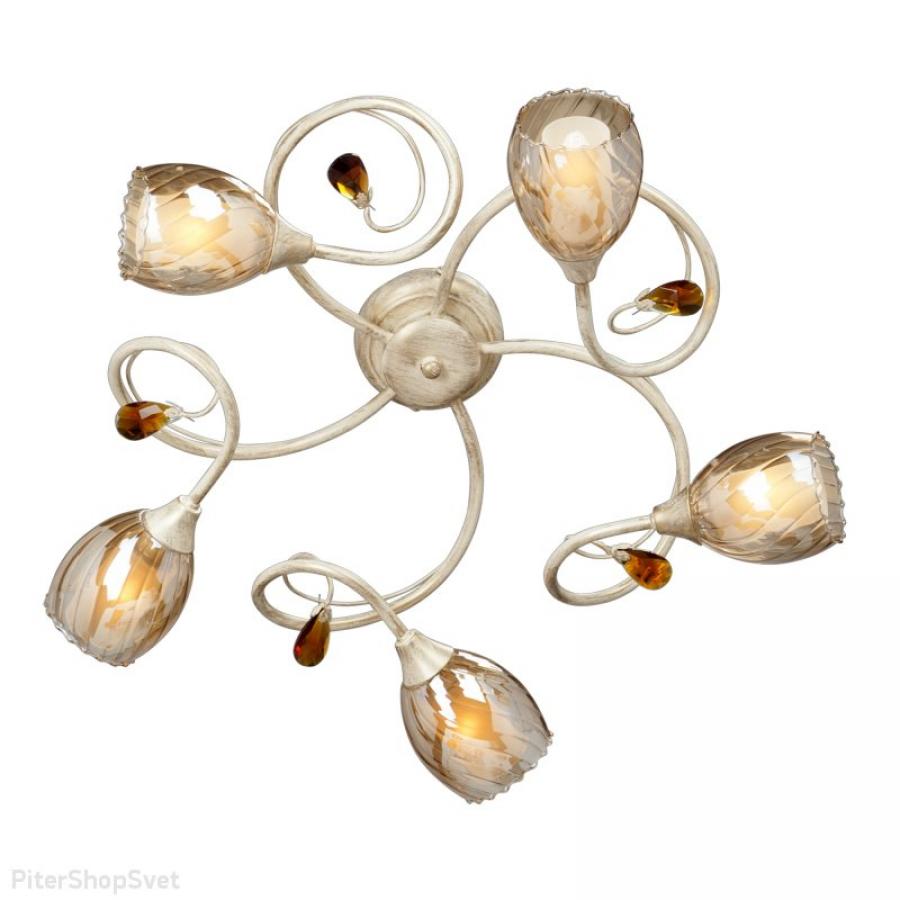 ЛюстраV3293/5PL, 5хЕ14макс.60Вт
ЛюстраV3293/5PL, 5хЕ14макс.60Вт