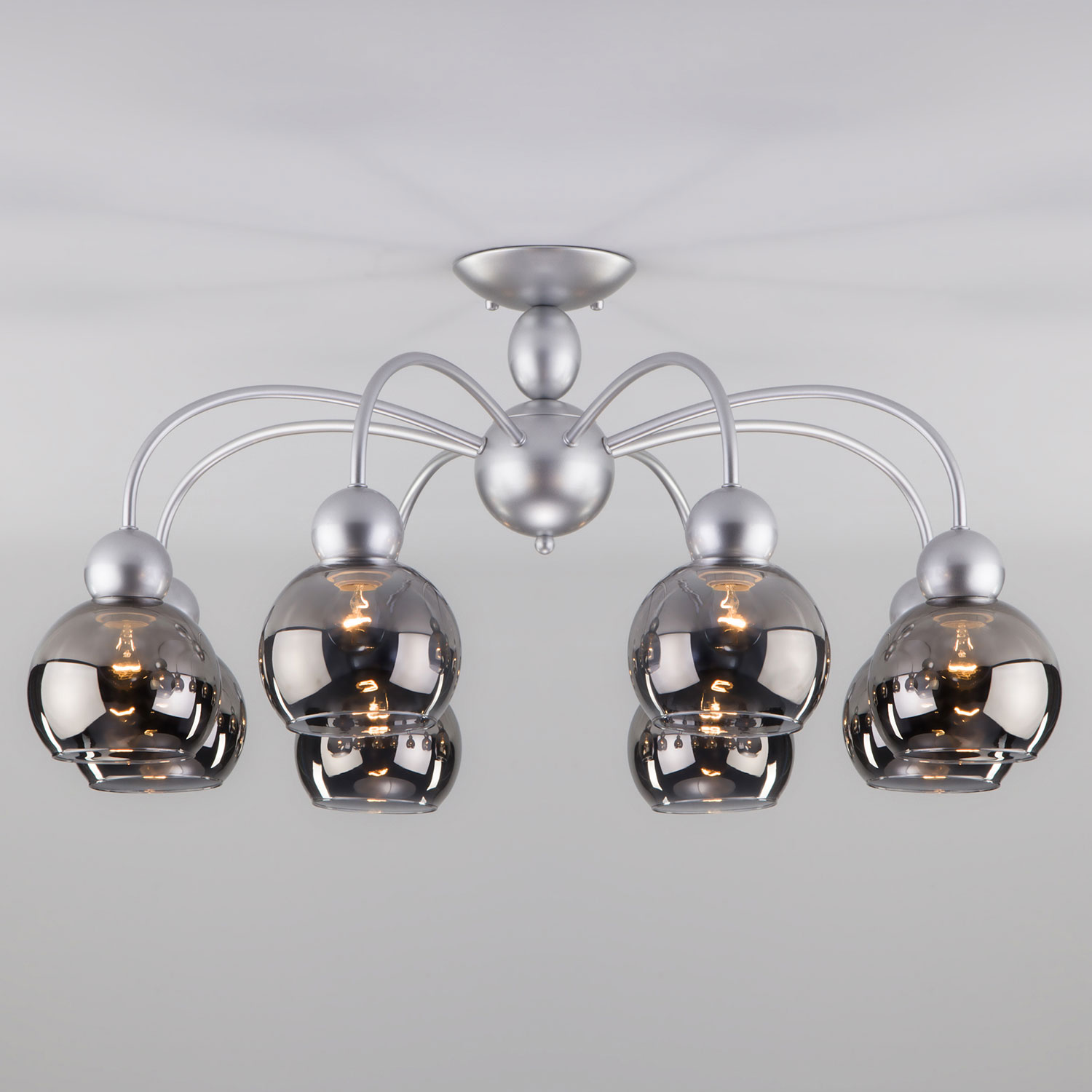 Люстра Евросвет Fabia 30148/8 серебро
Люстра Евросвет Fabia 30148/8 серебро