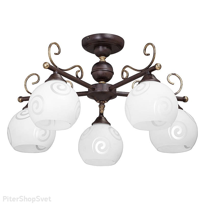 Люстра Vitaluce V3383/5PL, 5хЕ27 макс. 60Вт
Люстра Vitaluce V3383/5PL, 5хЕ27 макс. 60Вт