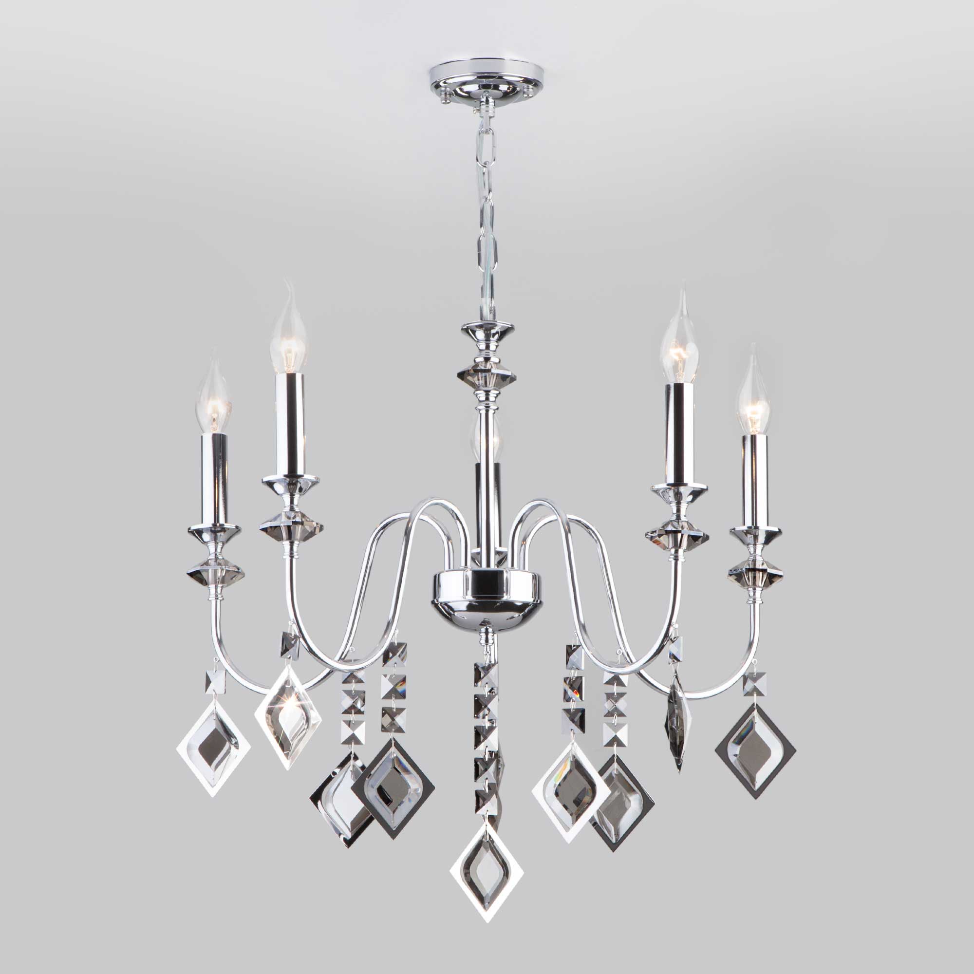 Люстра Евросвет 10110/5 хром/дымчатый хрусталь Strotskis
Люстра Евросвет 10110/5 хром/дымчатый хрусталь Strotskis