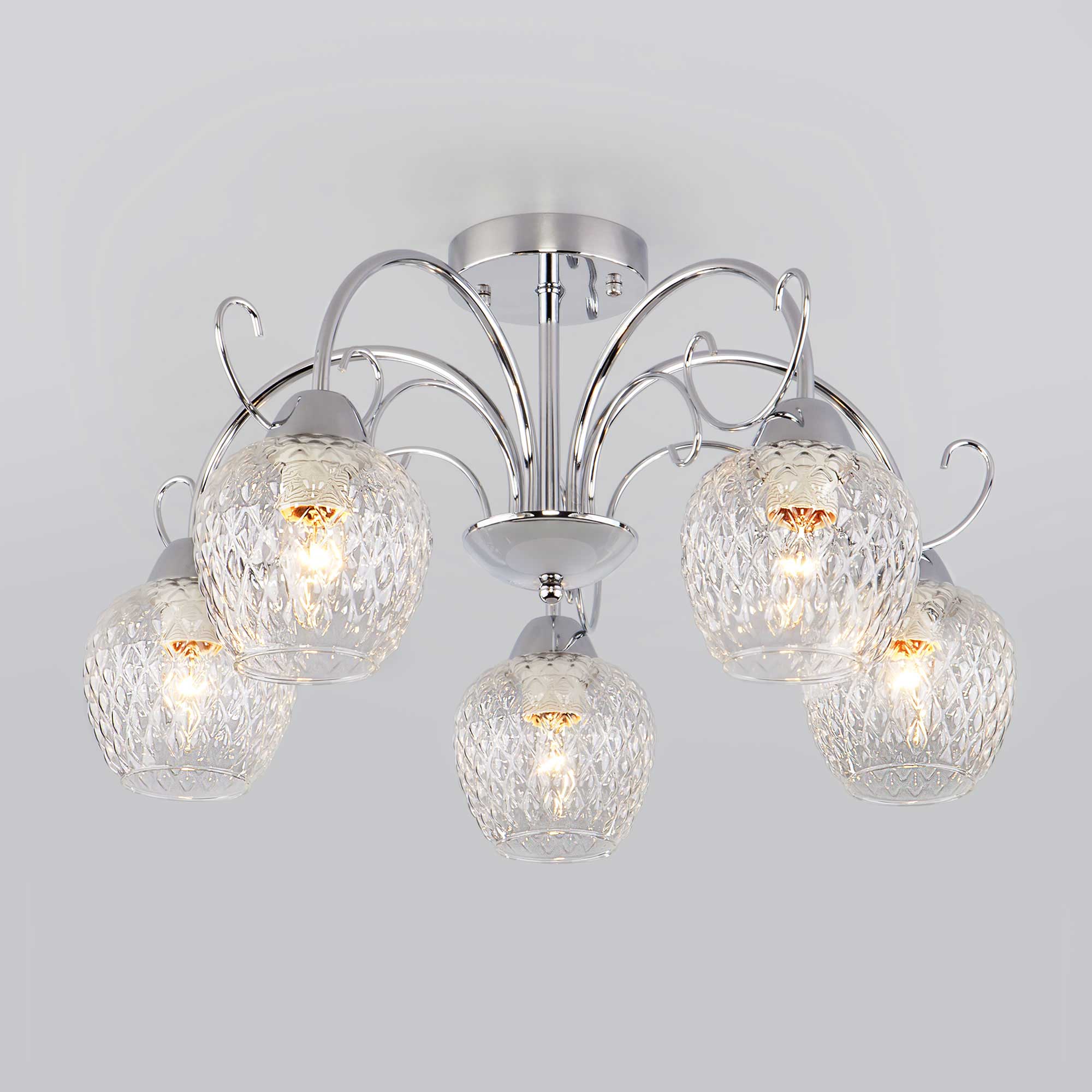 Люстра Евросвет 30142/5 хром
Люстра Евросвет 30142/5 хром