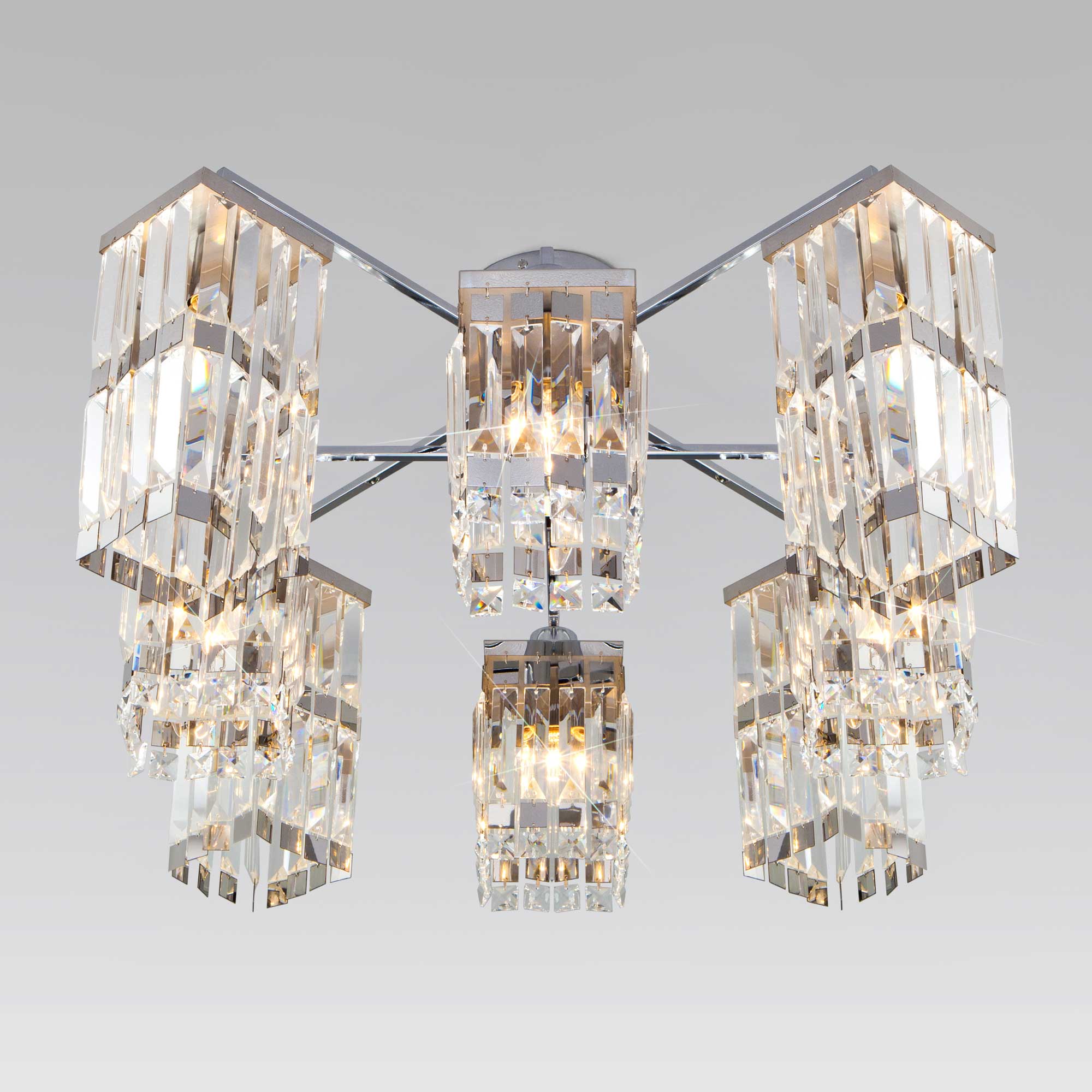 Люстра Евросвет 10100/8 хром/прозрачный хрусталь Strotskis
Люстра Евросвет 10100/8 хром/прозрачный хрусталь Strotskis