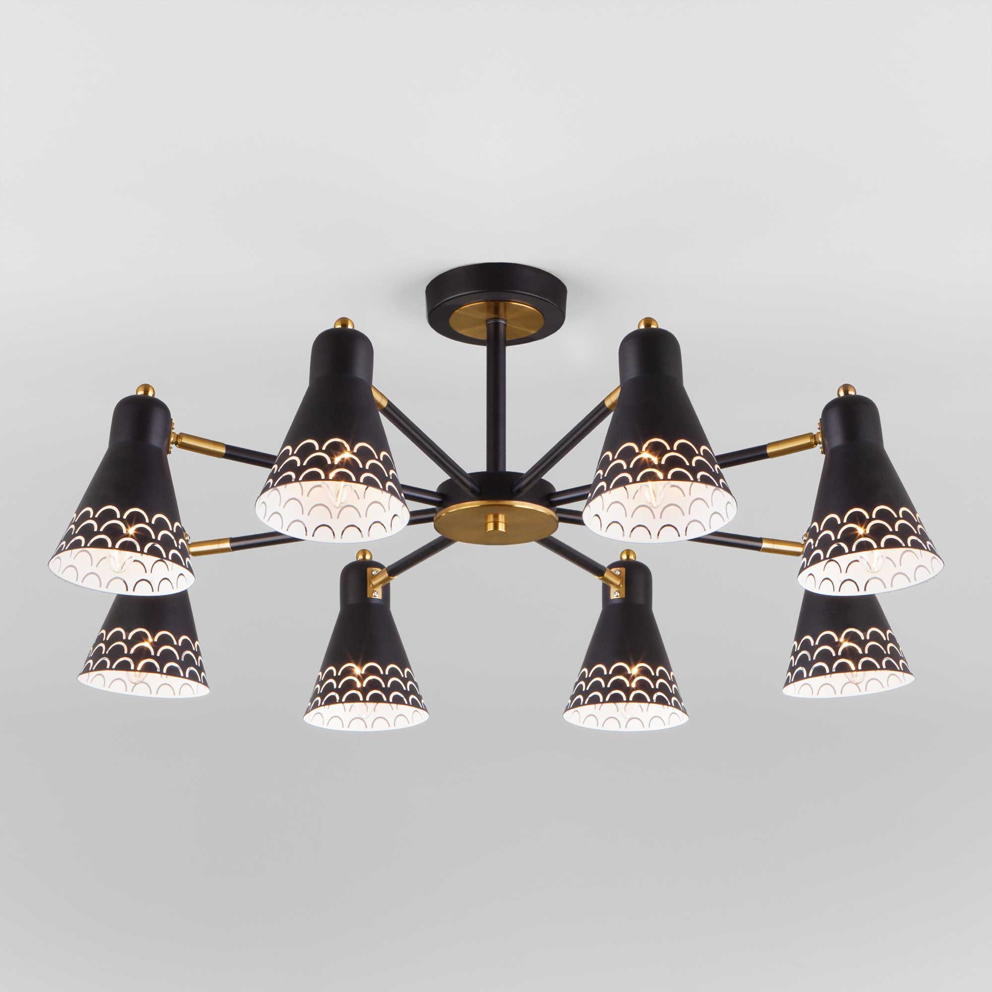 Люстра Евросвет 70100/8 черный
Люстра Евросвет 70100/8 черный