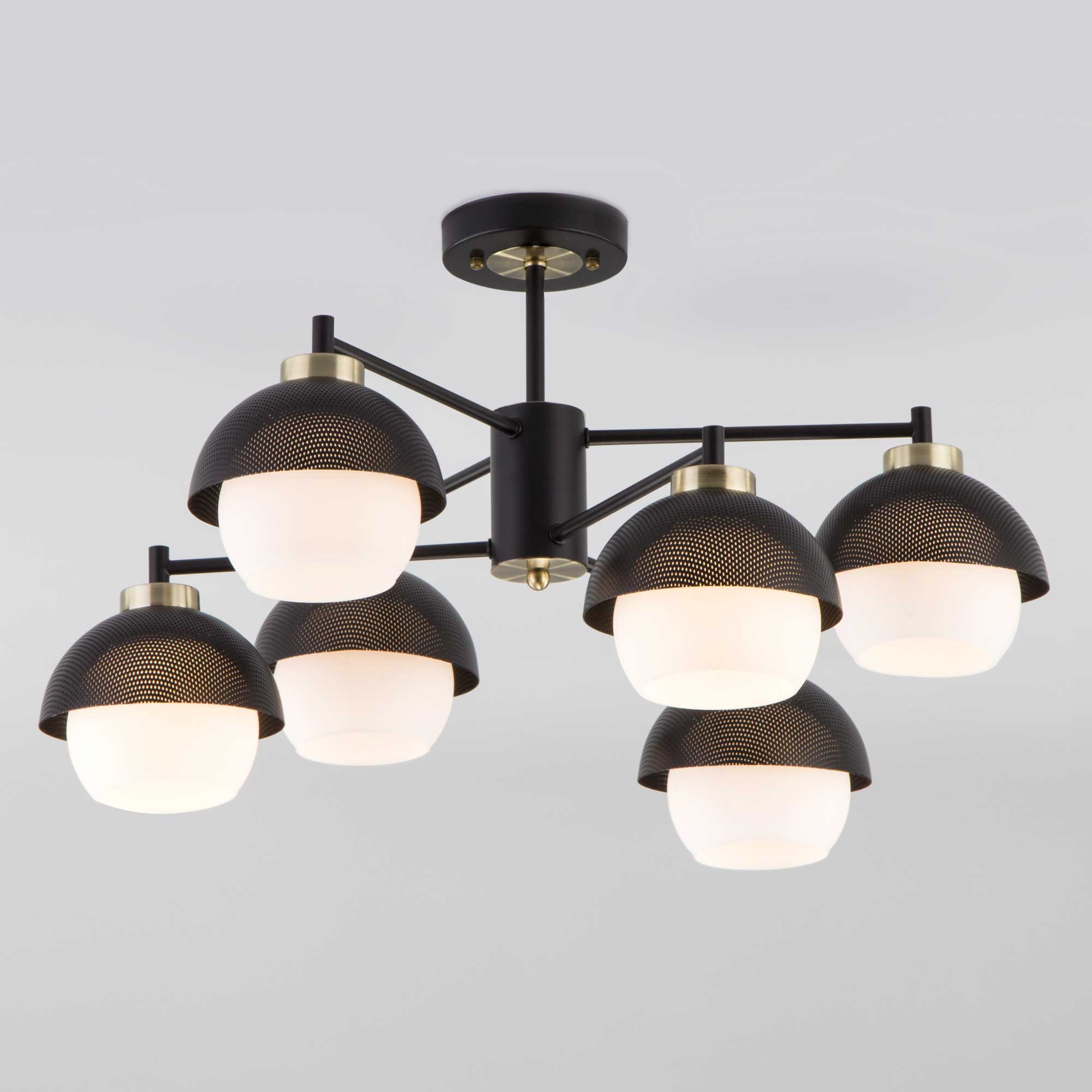 Люстра Евросвет 70106/6 черный 
Люстра Евросвет 70106/6 черный