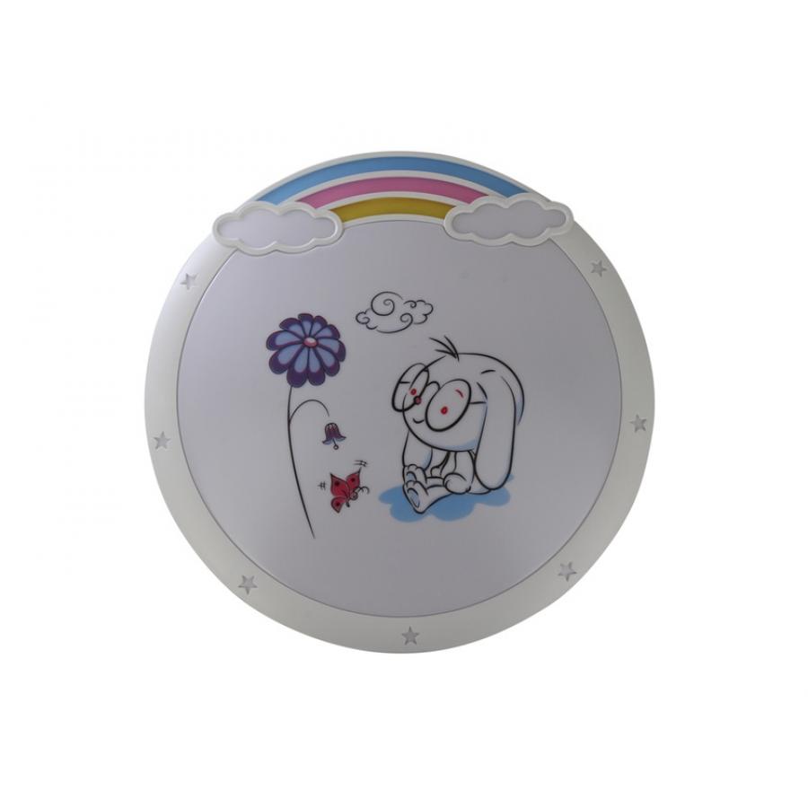 Настенно-потолочный светильник детский ЛЮЧИЯ SLC-148-2K Зайка-знайка, d0.4м
Настенно-потолочный светильник детский ЛЮЧИЯ SLC-148-2K Зайка-знайка, d0.4м