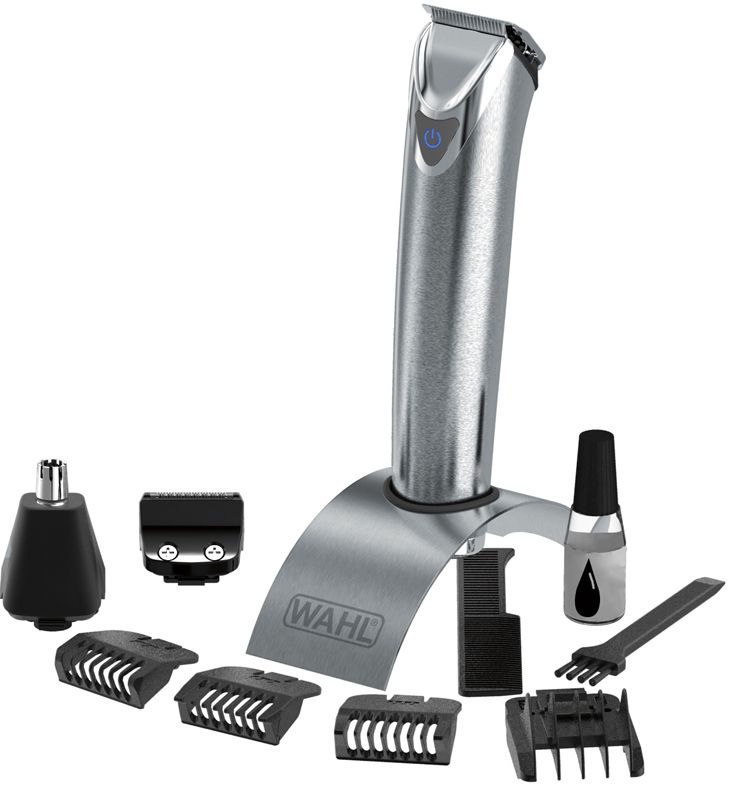 Триммер Wahl Stainless Steel серебристый (насадок в компл:6шт)
Триммер Wahl Stainless Steel серебристый (насадок в компл:6шт)