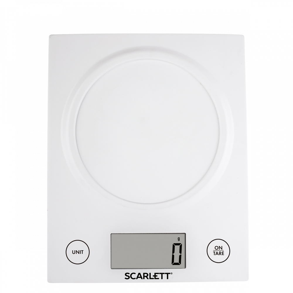 Весы кухонные электронные Scarlett SC-KS57B10 макс.вес:5кг белый
Весы кухонные электронные Scarlett SC-KS57B10 макс.вес:5кг белый