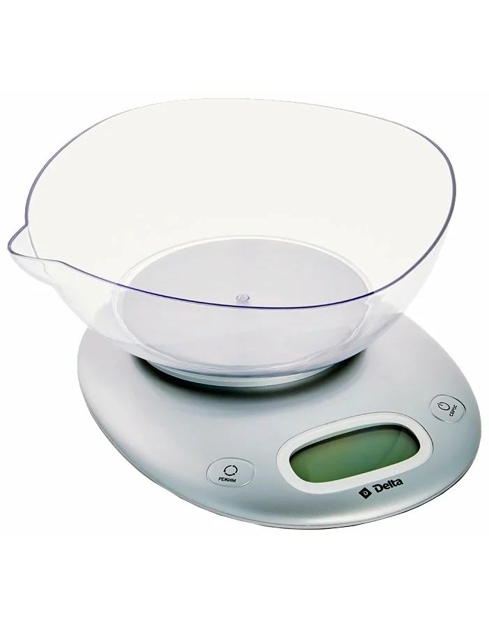 Весы кухонные Delta KCE-34 Silver, Серый металлик
Весы кухонные Delta KCE-34 Silver, Серый металлик