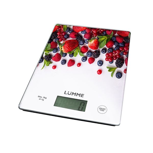 Весы кухонные Lumme LU-1340 лесная ягода, Белый
Весы кухонные Lumme LU-1340 лесная ягода, Белый