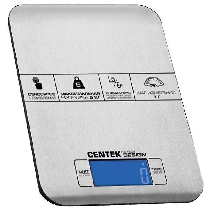 Весы кухонные Centek CT-2464
Весы кухонные Centek CT-2464