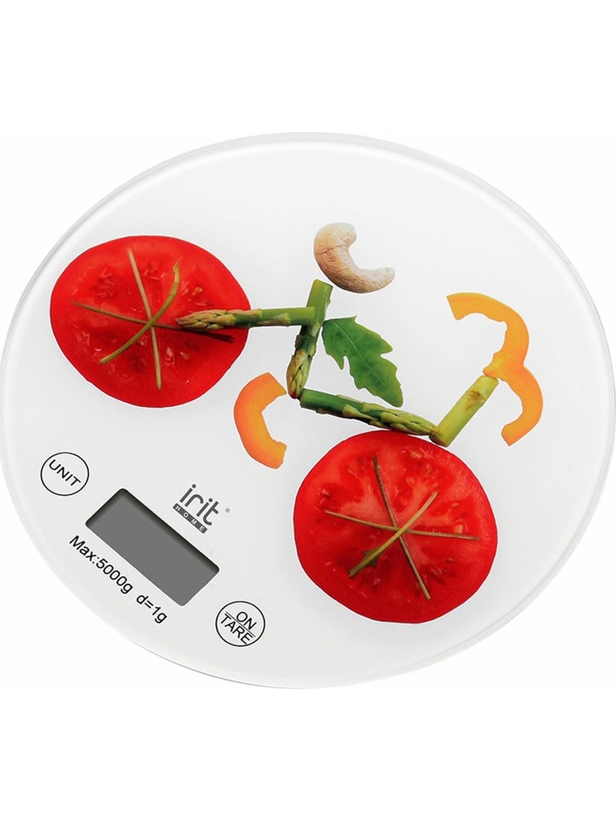 Весы кухонные Irit IR-7237, Белый
Весы кухонные Irit IR-7237, Белый