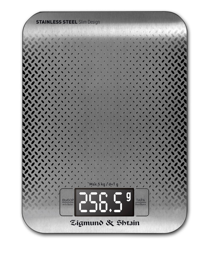 Весы кухонные Zigmund & Shtain DS-115, Серебристый
Весы кухонные Zigmund & Shtain DS-115, Серебристый