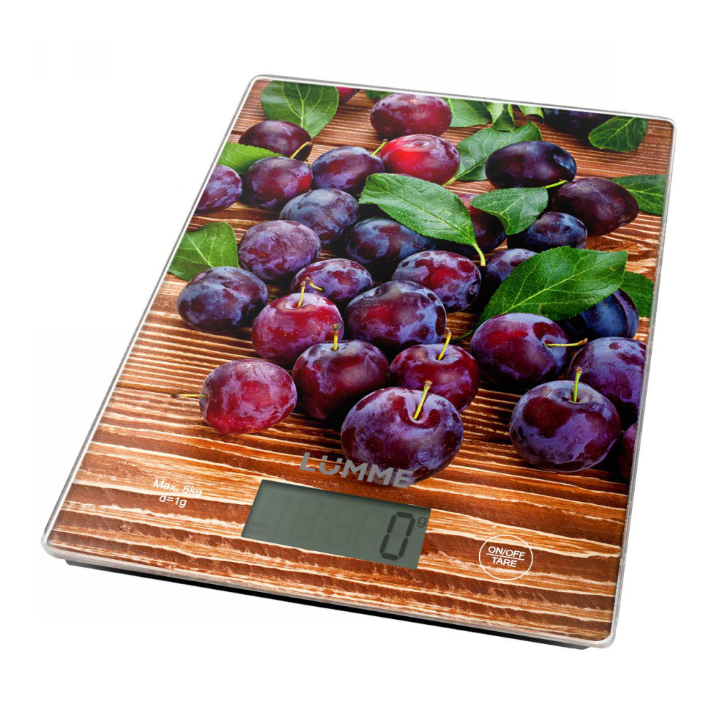Весы кухонные Lumme LU-1340 спелая слива, Красный
Весы кухонные Lumme LU-1340 спелая слива, Красный