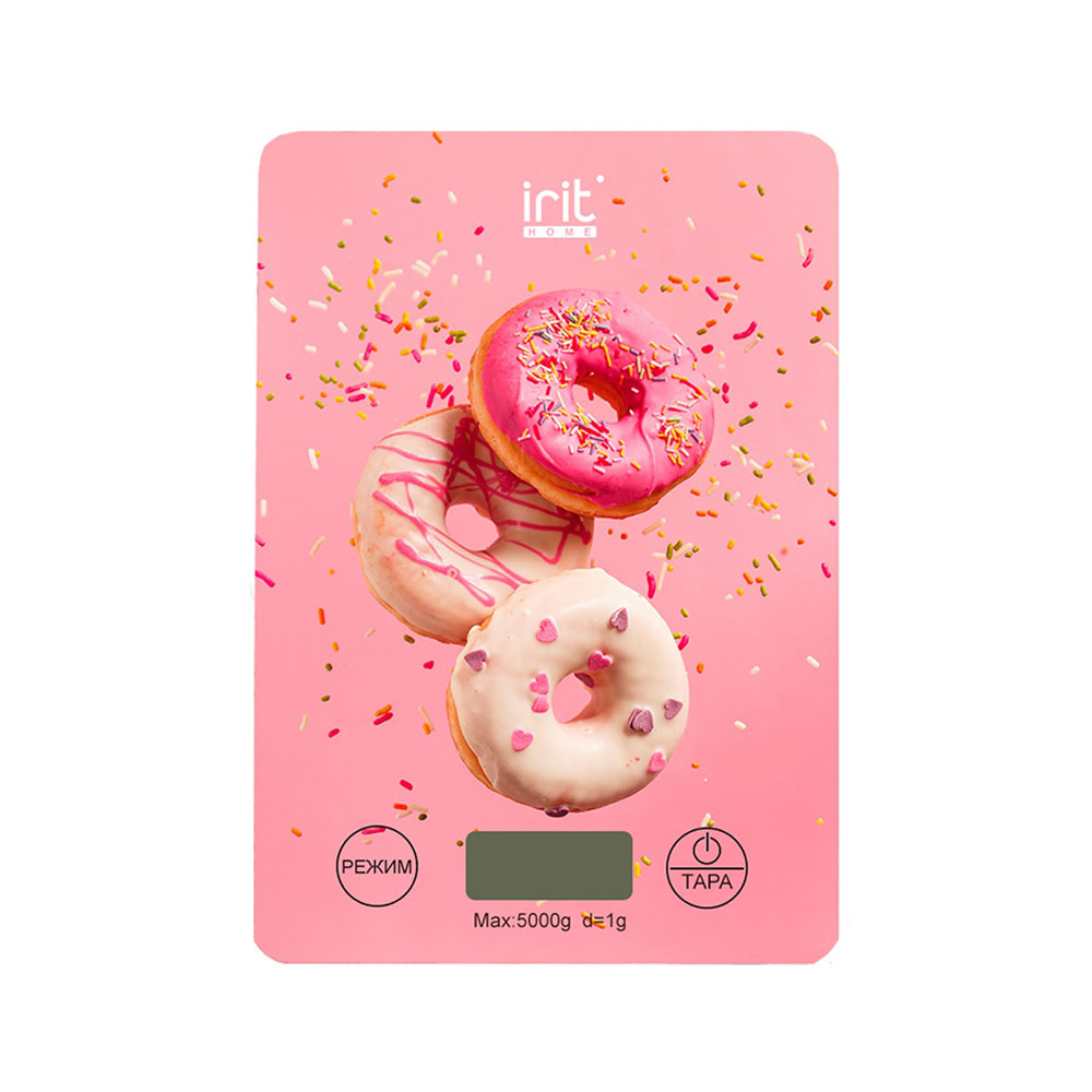 Весы кухонные электронные Irit IR 7127, Розовый
Весы кухонные электронные Irit IR 7127, Розовый