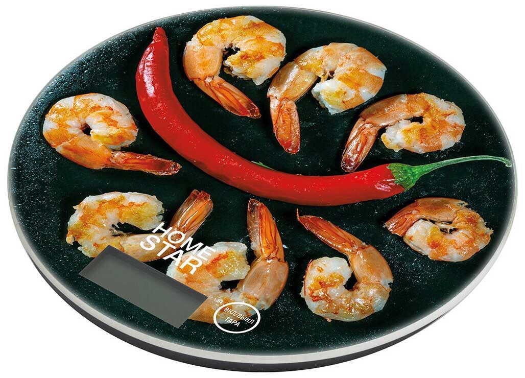 Весы кухонные электронные Homestar HS-3007S, 7 кг креветки, Мультиколор
Весы кухонные электронные Homestar HS-3007S, 7 кг креветки, Мультиколор